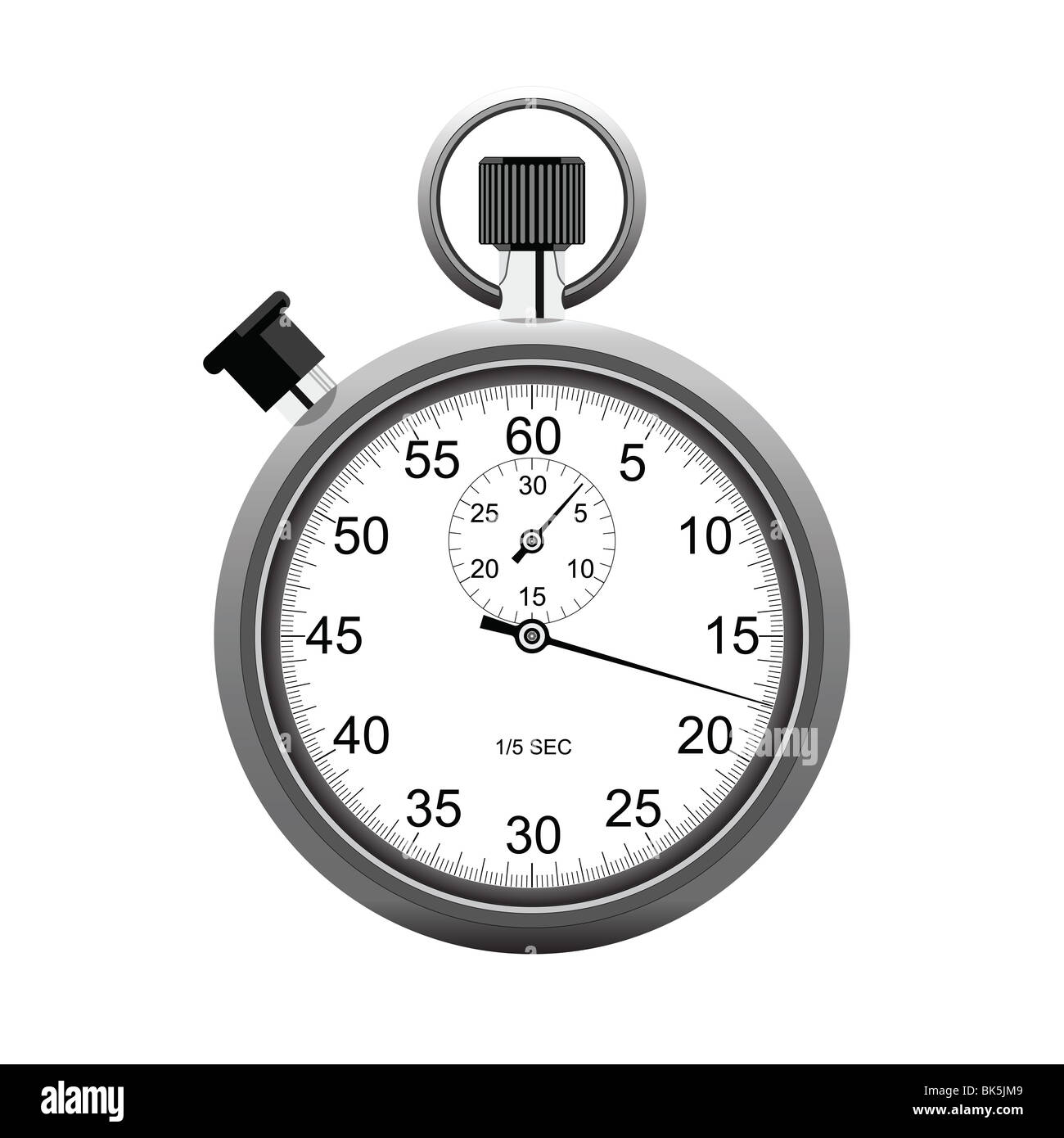 Vector of stopwatch isolated on white background Stock Photo - Alamy