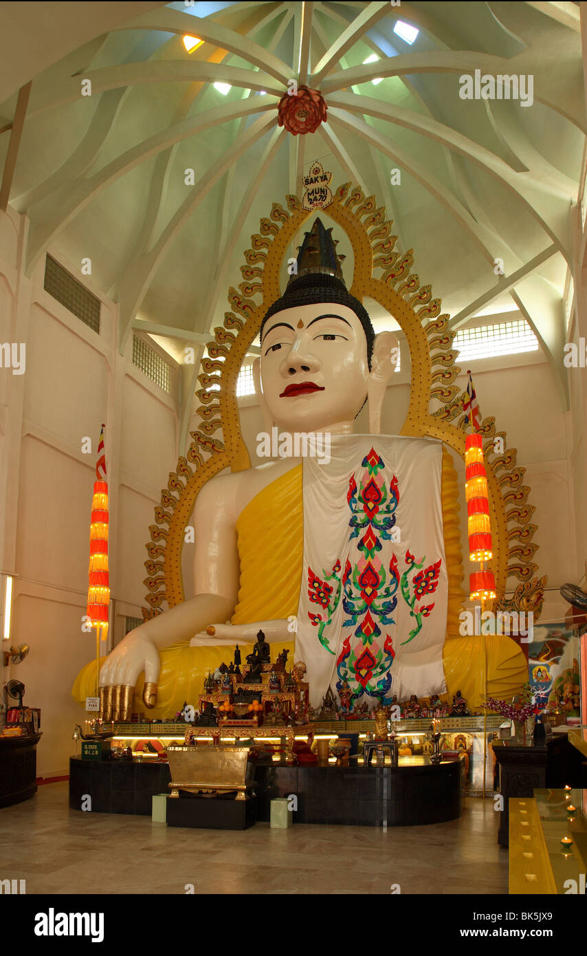 Buddha statue, Sakya Gaya Temple, Singapore, Southeast Asia, Asia Stock Photo