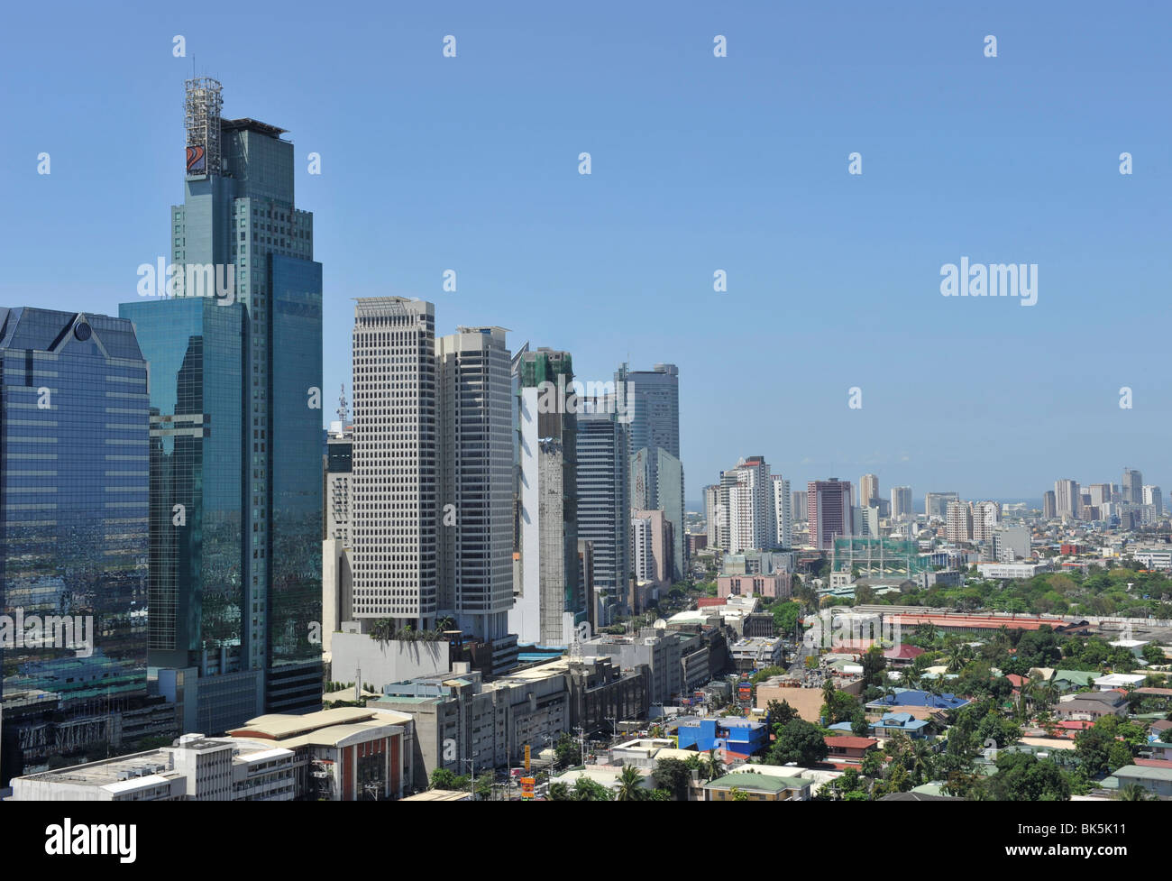 View of Makati, Manila, Philippines, Southeast Asia, Asia Stock Photo