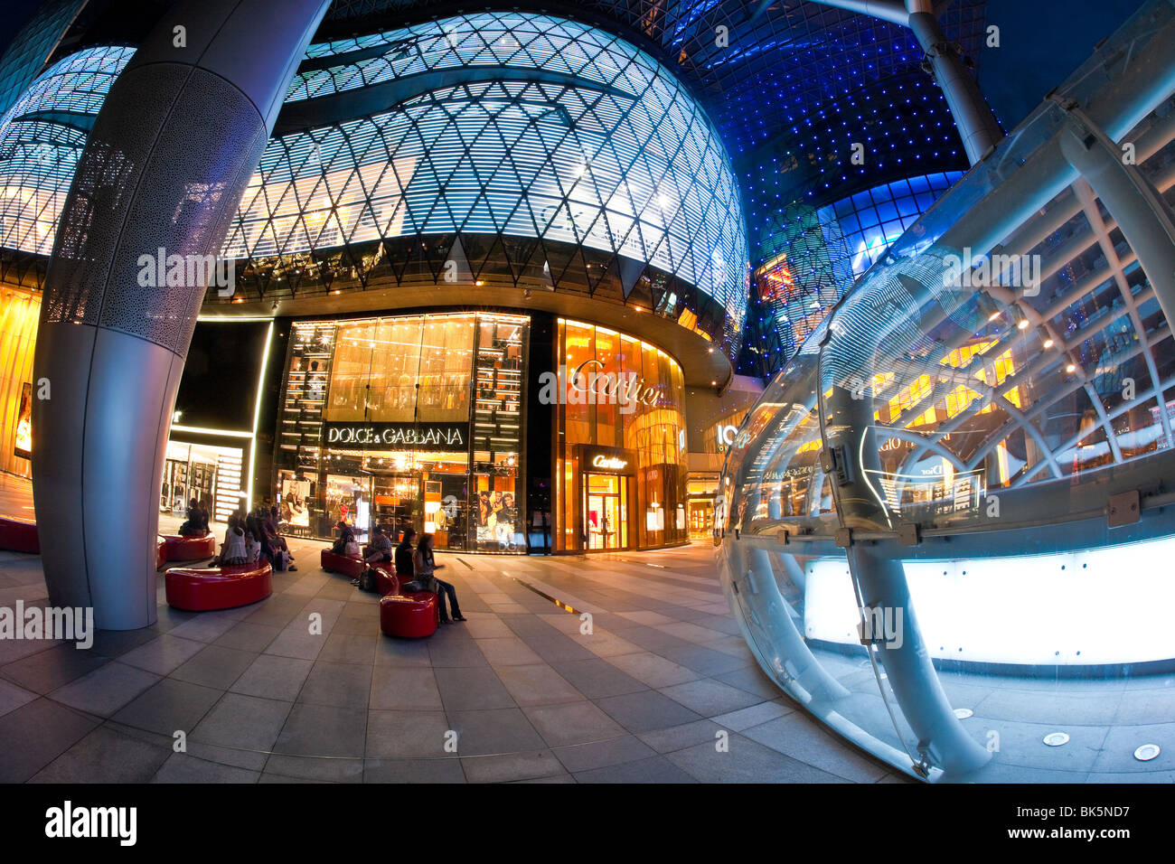Singapore, Orchard Road, ION Orchard Shopping Centre. Stock Photo
