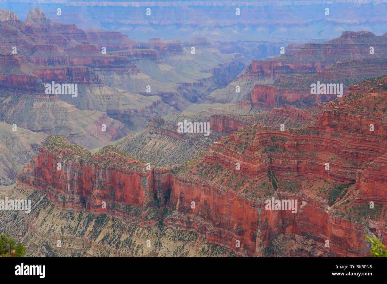 Landscape view of Grand Canyon, Arizona, USA Stock Photo