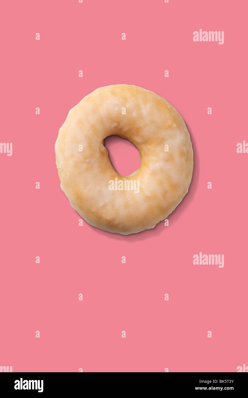 Glazed Donut Stock Photo