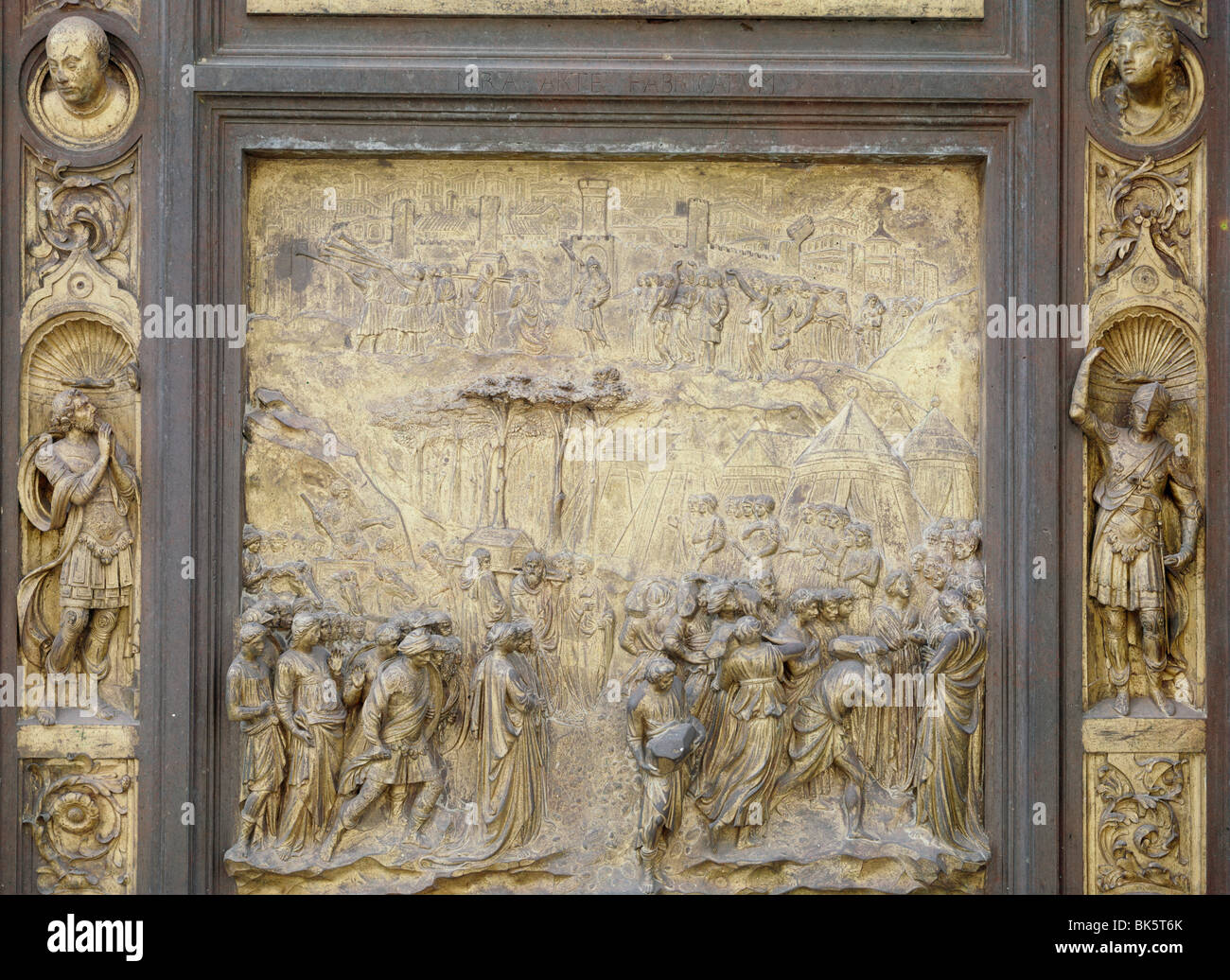 Gates of Paradise Eastern Doors, by Lorenzo Ghiberti, bronze