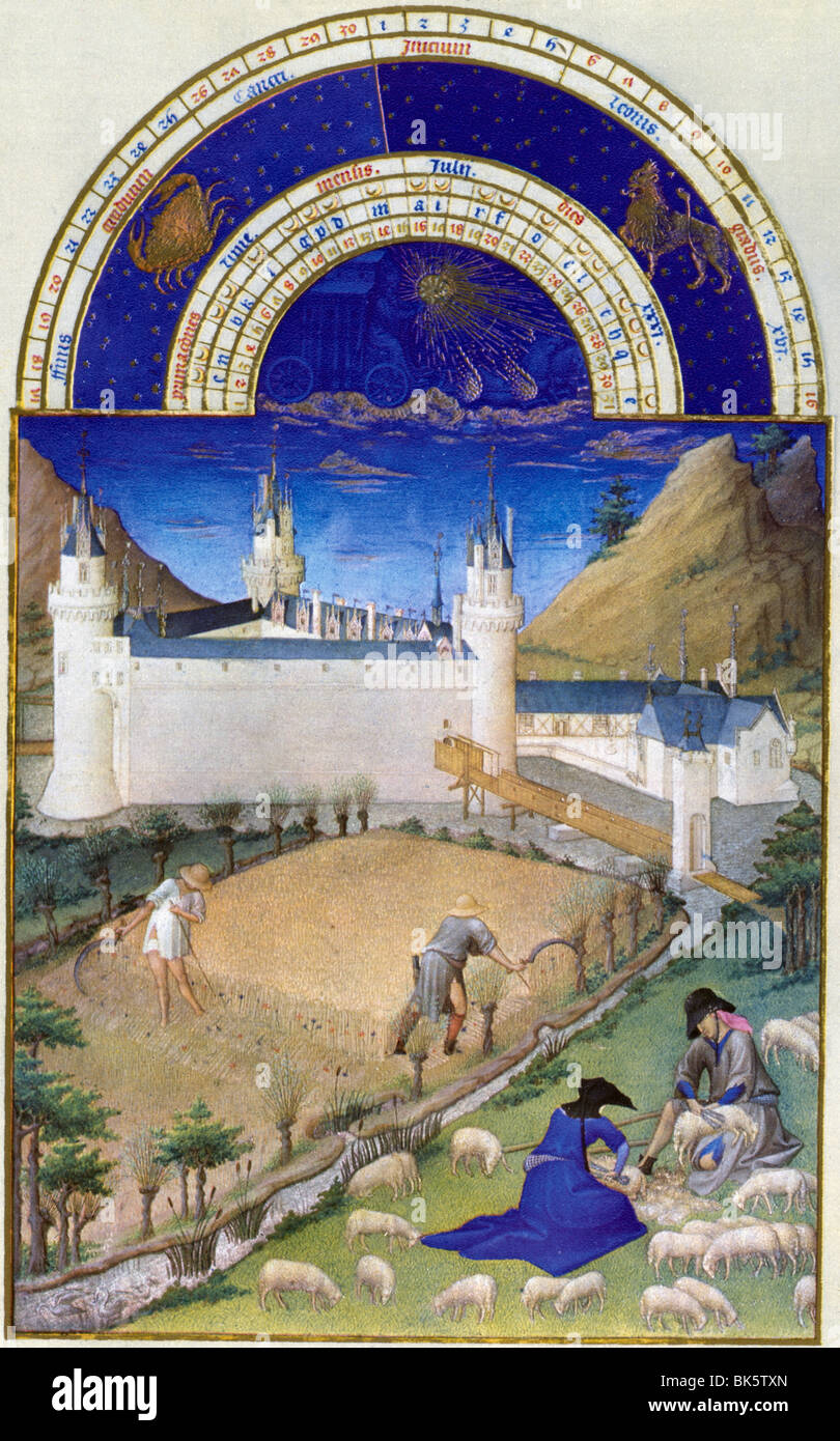 15th century landscape painting hi-res stock photography and images - Alamy