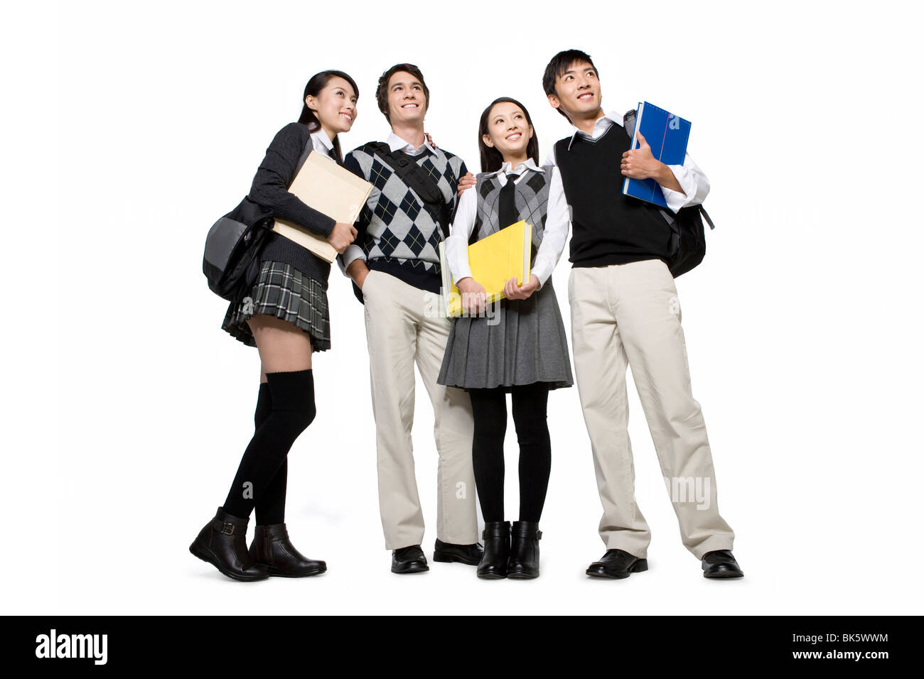 Students and their books Stock Photo - Alamy