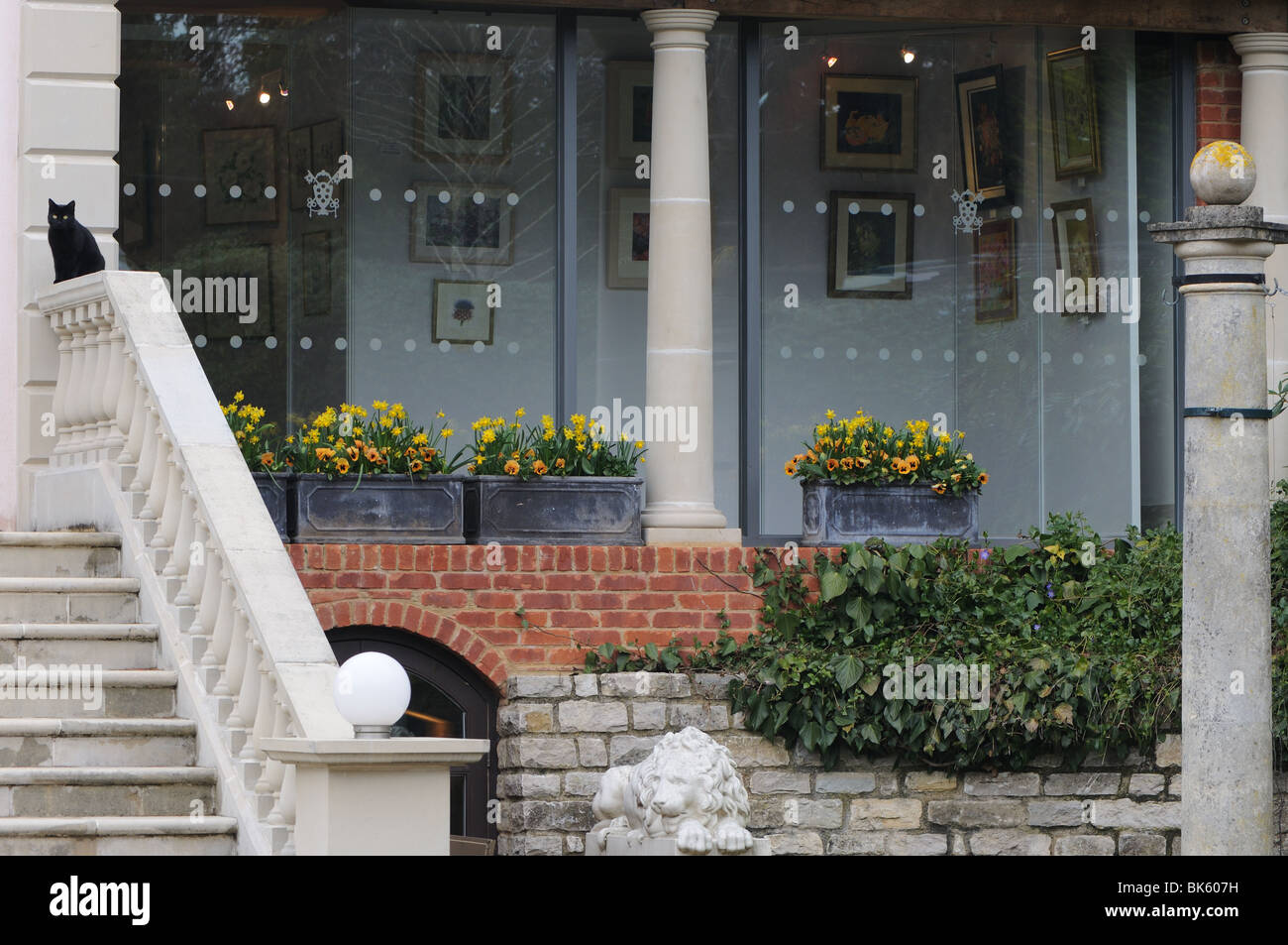 Italian villa Stock Photo