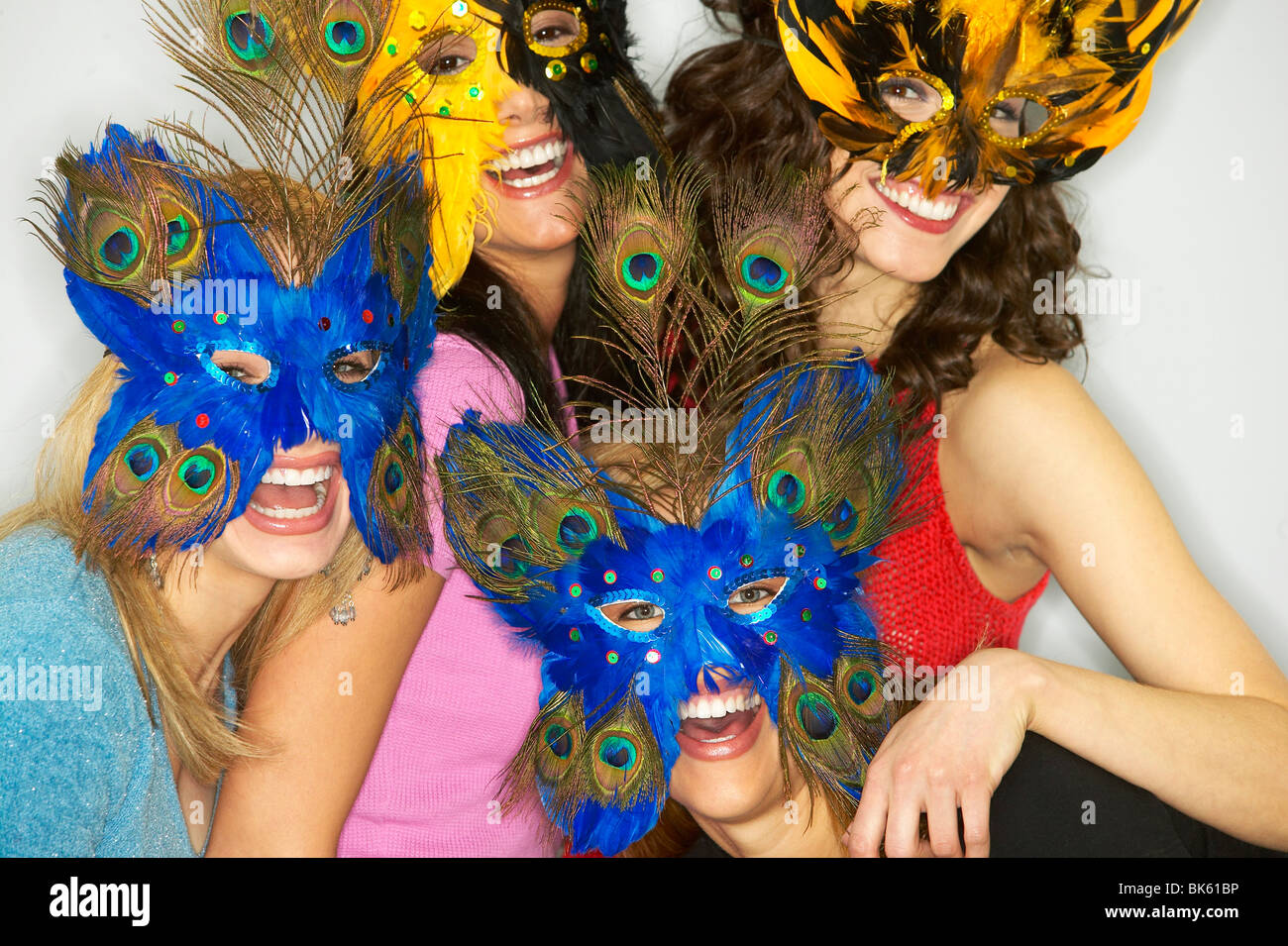 Faces hiding masks hi-res stock photography and images - Alamy