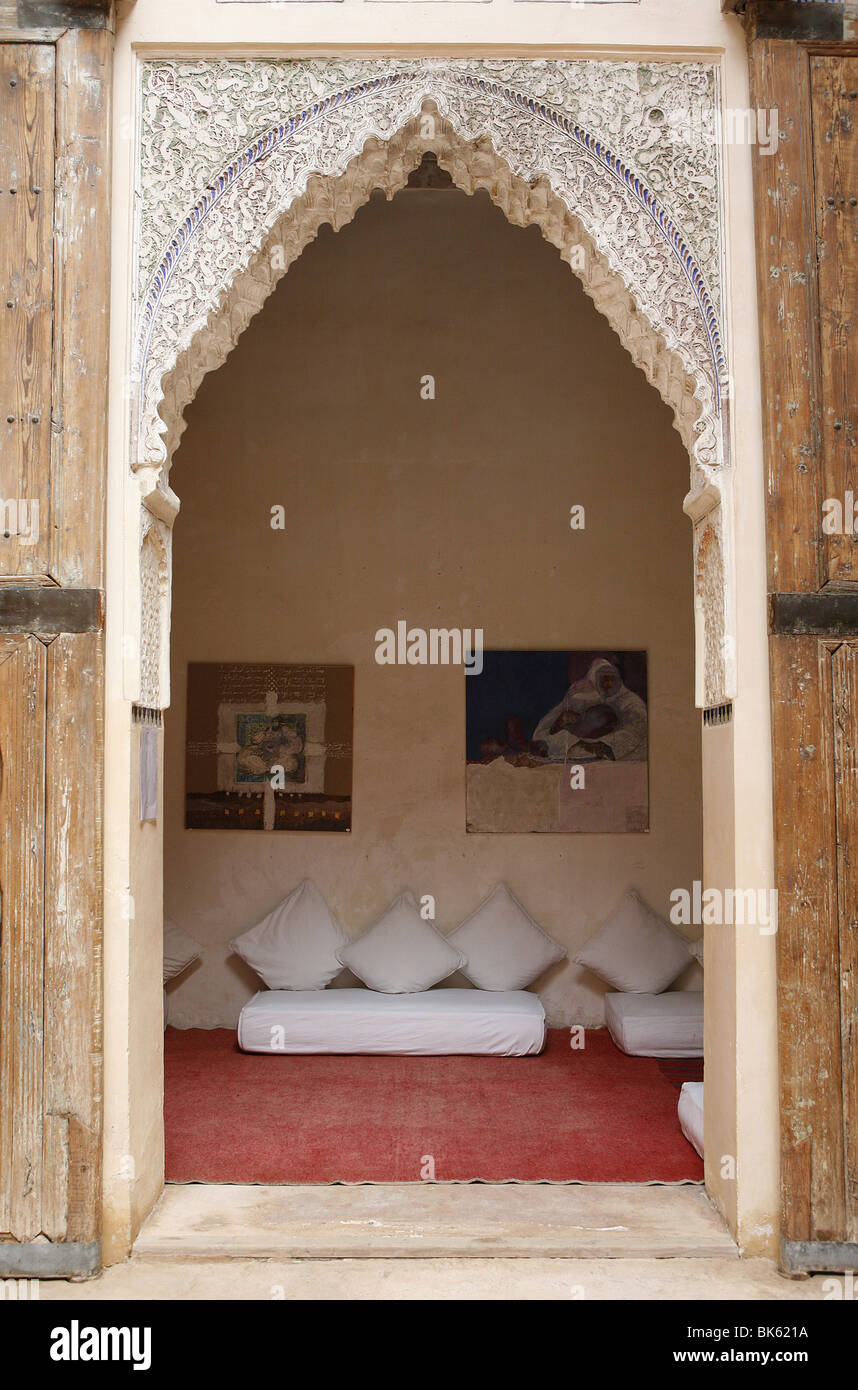 Riad in the medina, Marrakech, Morocco, North Africa, Africa Stock Photo