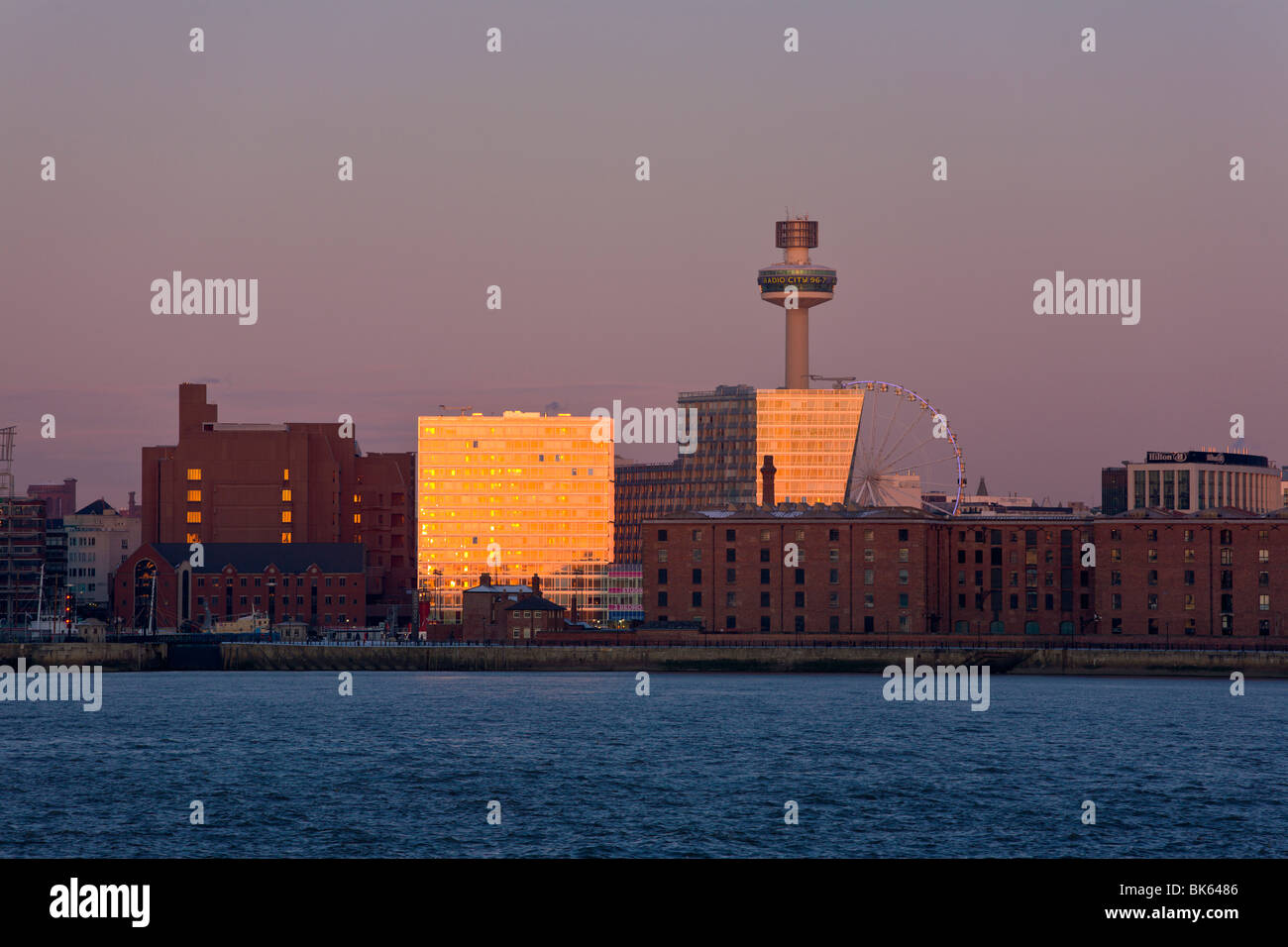 "One Park West" apartment block, "Albert Dock" and Waterfront