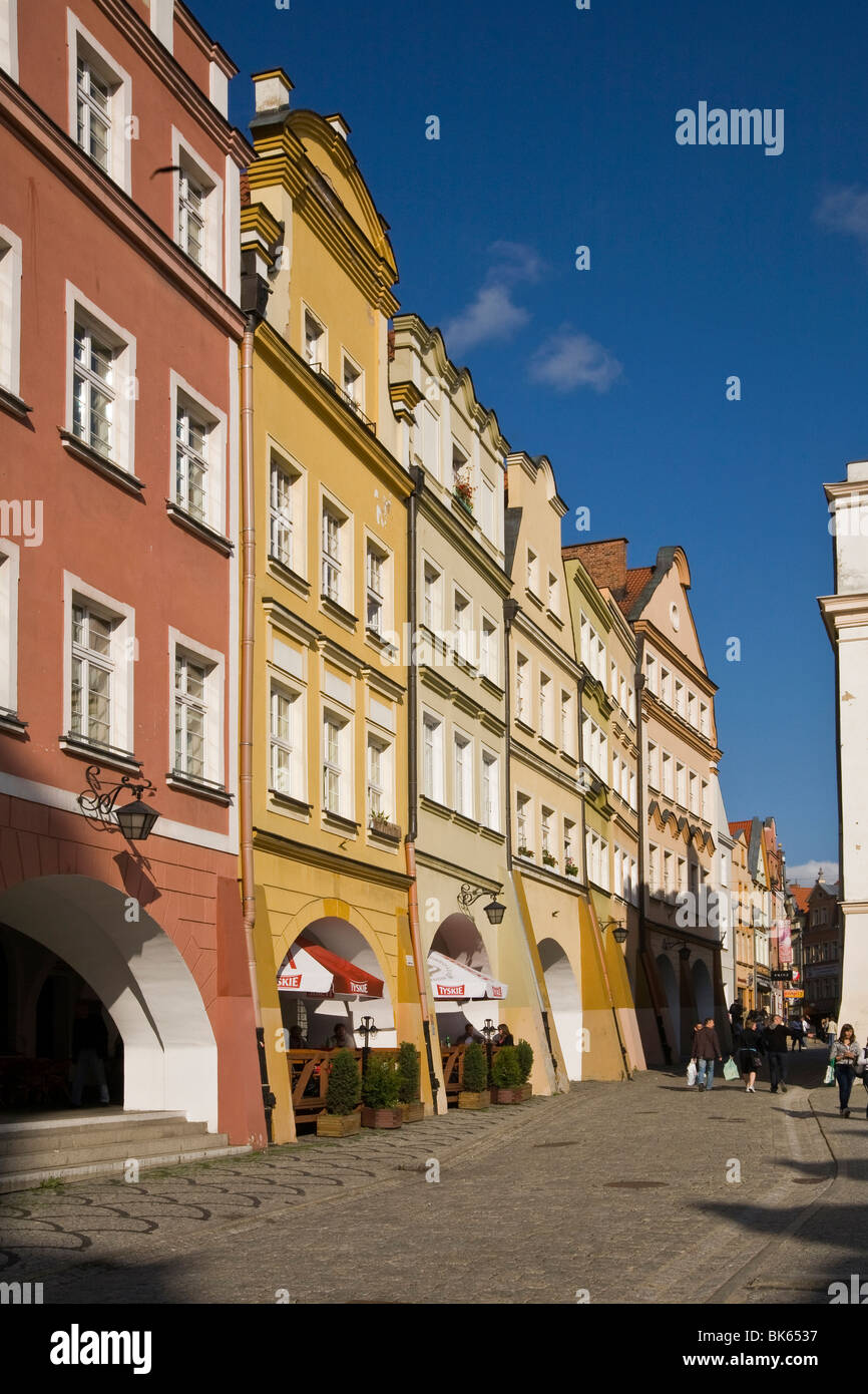 Town square in Jelenia Gora, Poland Stock Photo Alamy