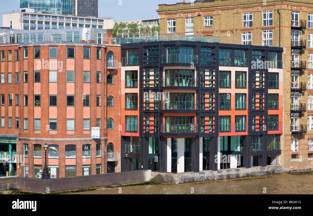 Apartments, River Thames, London, England Stock Photo Alamy