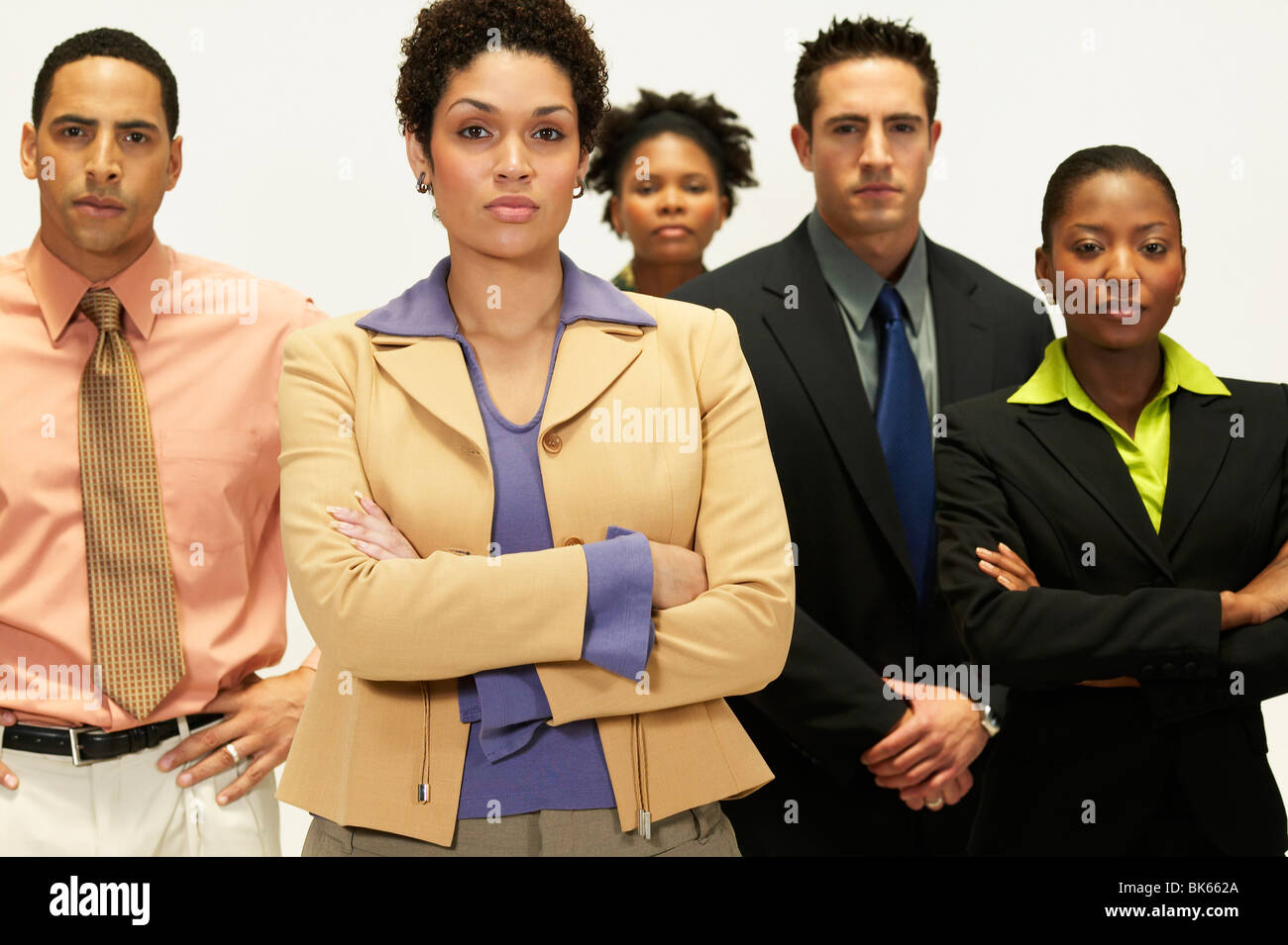 Portrait of business executives standing together Stock Photo - Alamy
