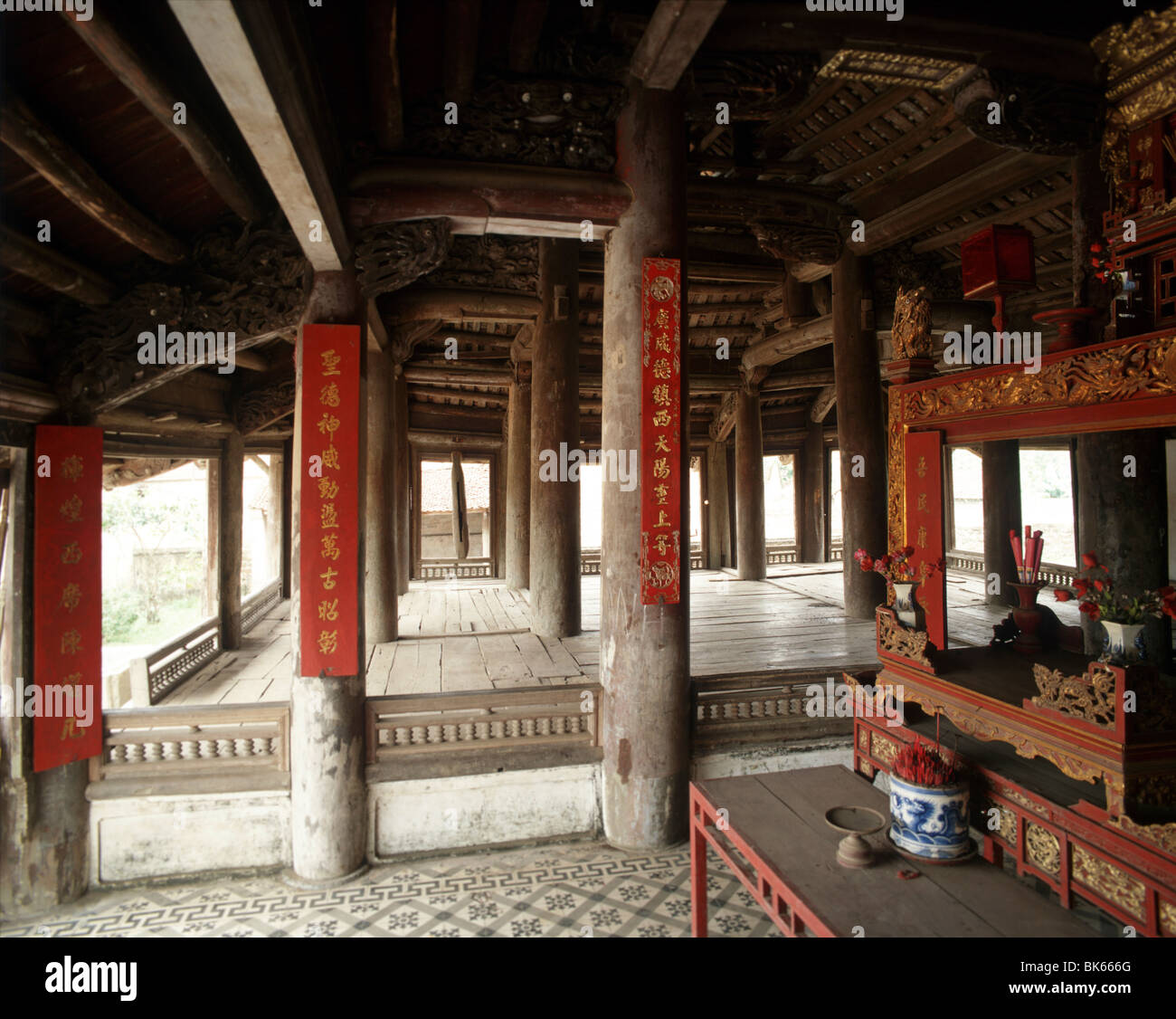 Dinh Chu Quyen (Dinh Chang) in Ha Tay province, Vietnam, Indochina, Southeast Asia, Asia Stock Photo