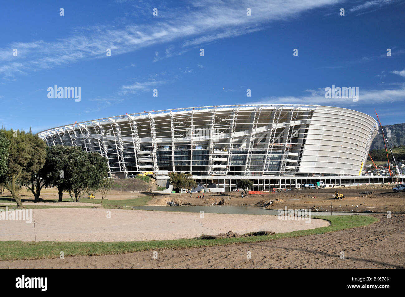 World Cup 2010, Green Point Stadium football stadium construction site