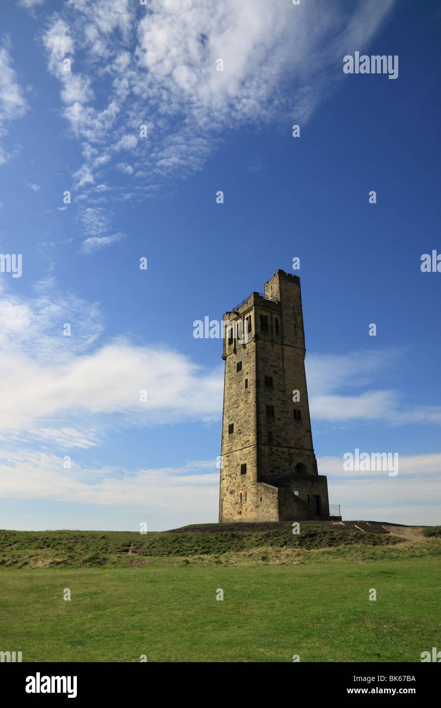 The Jubilee Tower on Castle Hill, a well known landmark in Huddersfield
