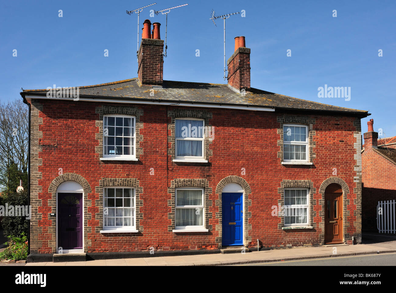 Attractive Old Houses in Maldon, Essex Stock Photo 29027039 Alamy