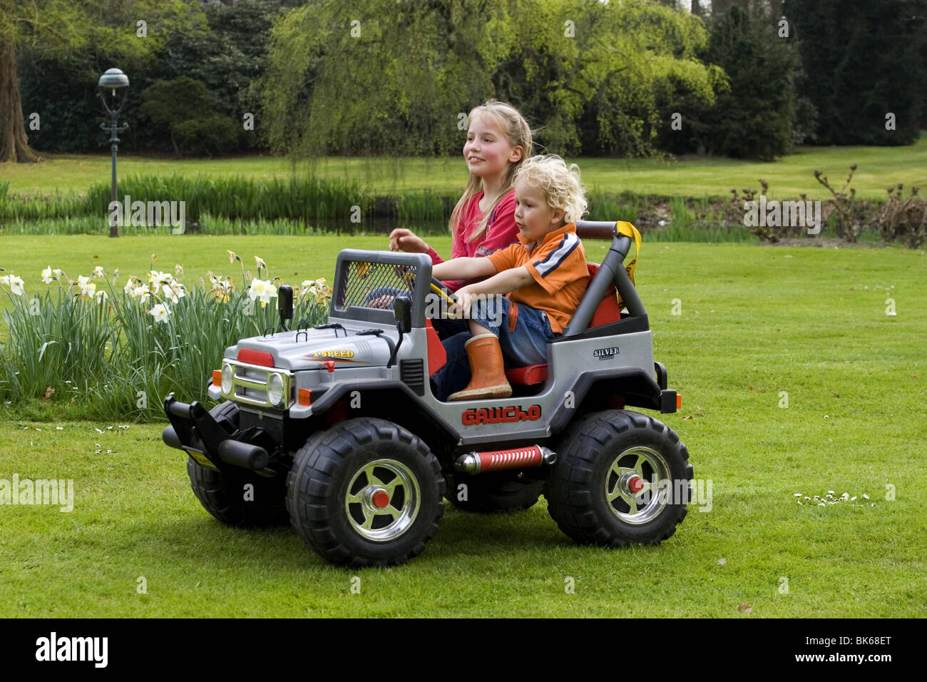 Children toy car Stock Photo