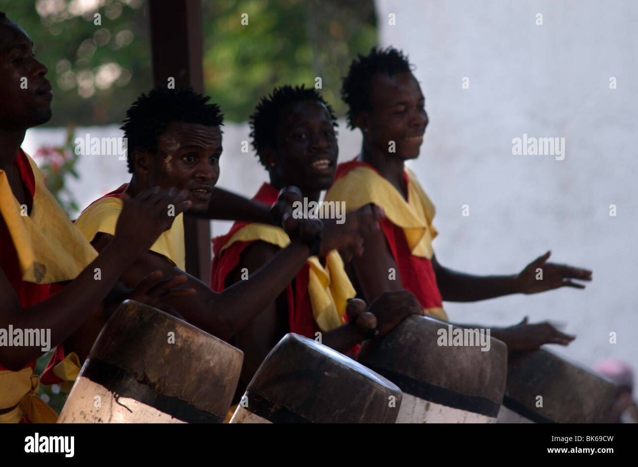 African traditional music group Stock Photo