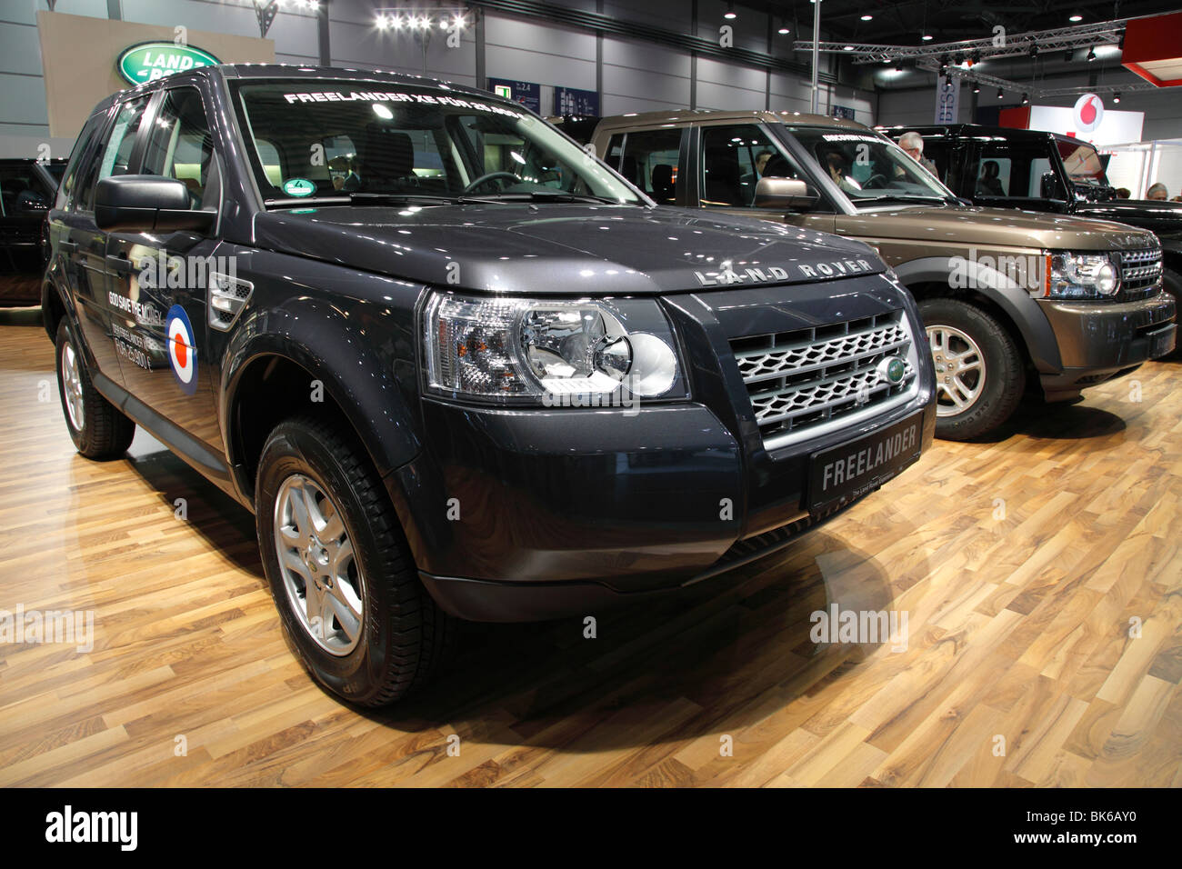 Land Rover Freelander at the Auto Mobil International (AMI) - the Motor Show 2010 in Leipzig, Germany Stock Photo