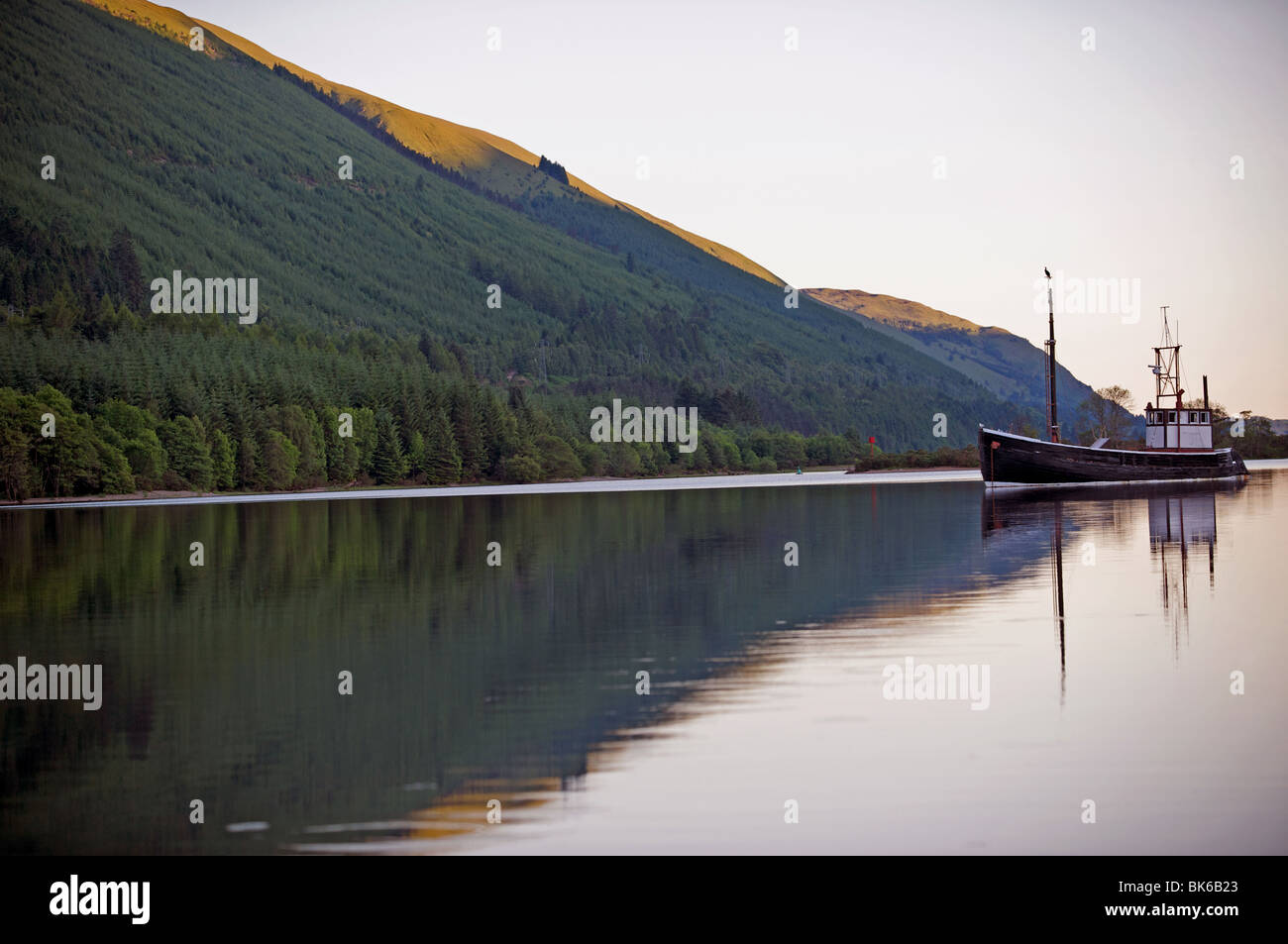 Loch, Scottish Highland, UK. Stock Photo
