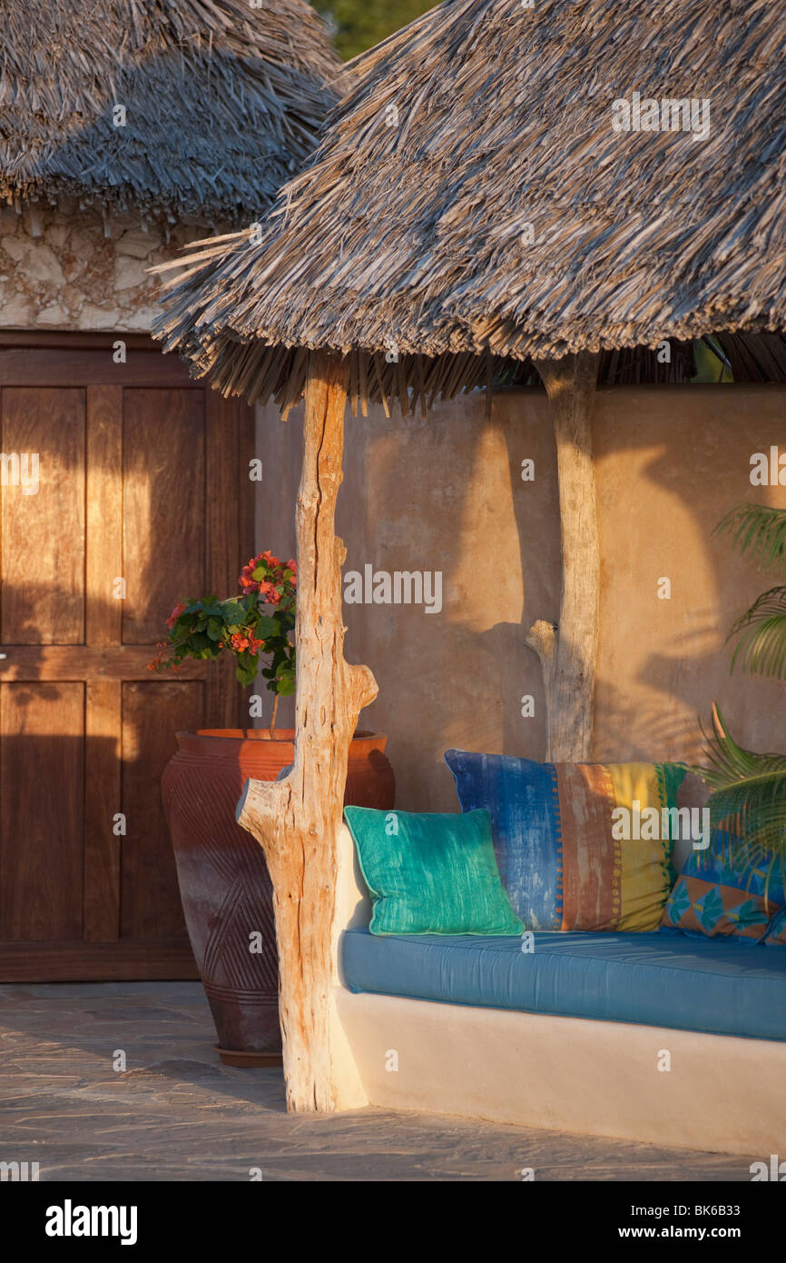 Manda Bay Resort, Lamu Archipelago, Kenya, Africa Stock Photo