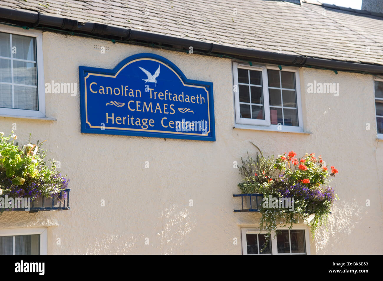 Cemaes Heritage centre Anglesey Stock Photo Alamy