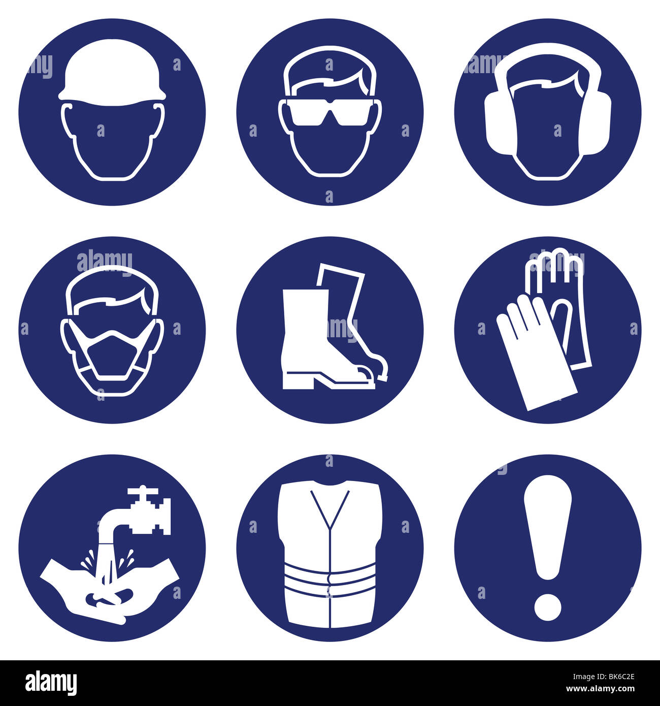 Vector of Construction Industry Health and Safety Icons Stock Photo Alamy