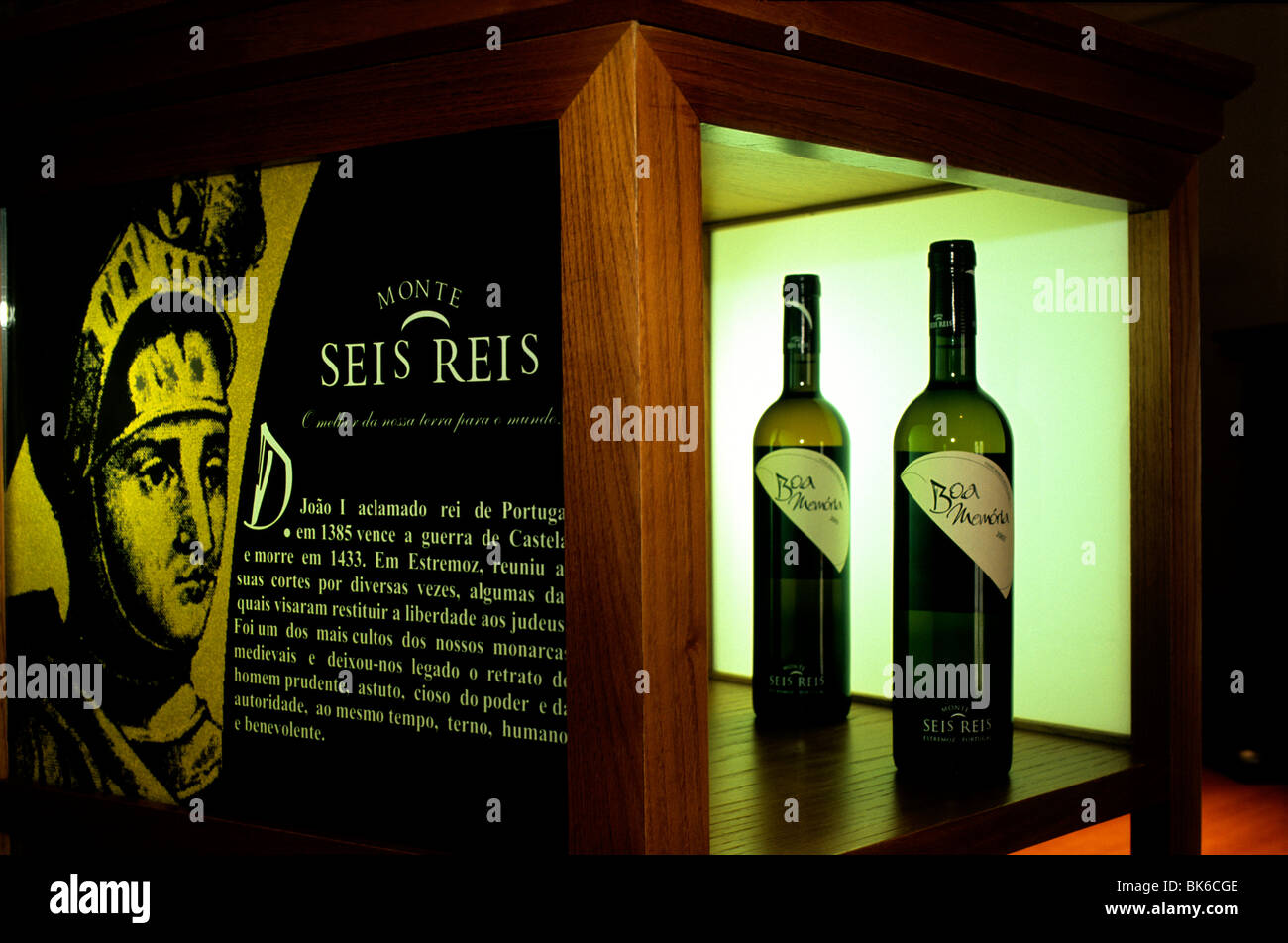 The interior of Monte Seis Reis winery near Estremoz, in southern Portugal's Alentejo province. Stock Photo