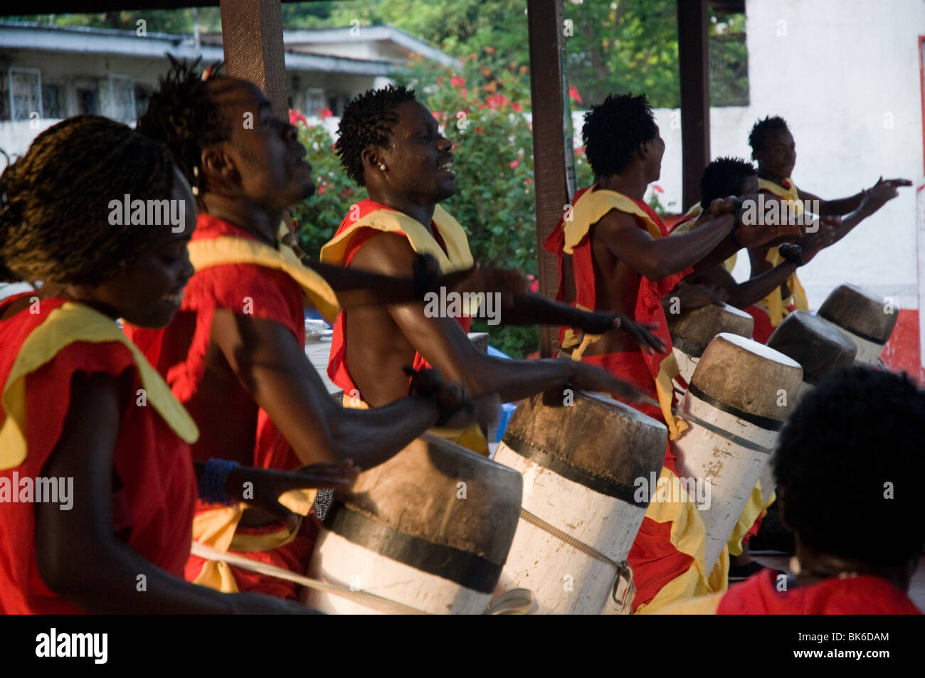 African percusion band Stock Photo