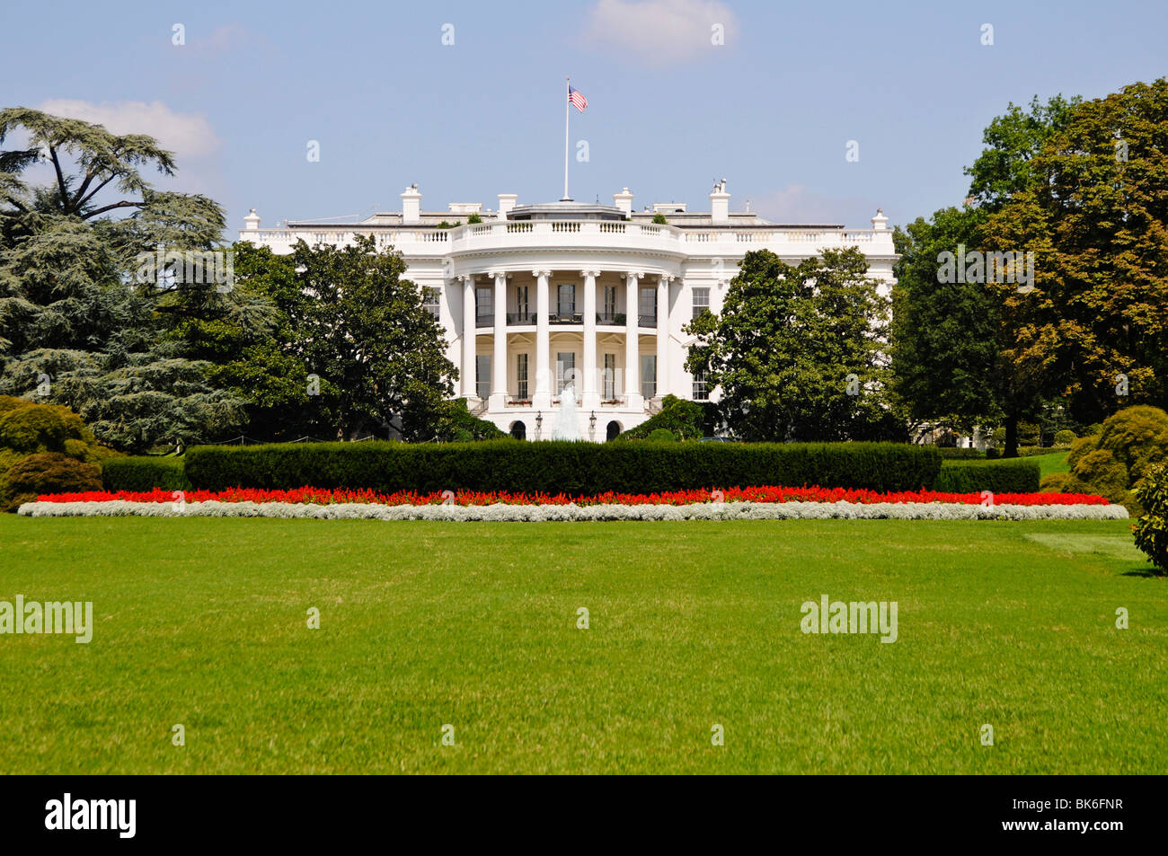 white house in washington DC during the day Stock Photo