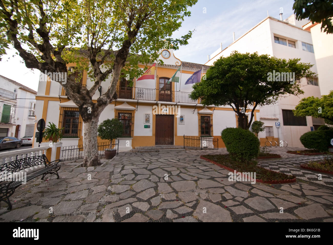 Casarabonela City Council, Málaga, Spain Stock Photo