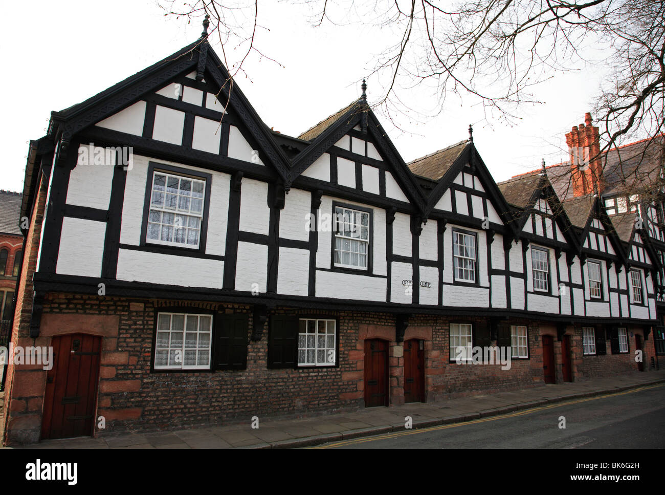 Alms Houses, Chester City England UK United Kingdom EU European Union