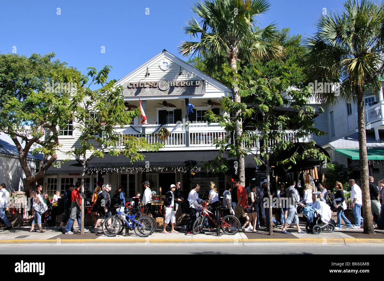 Duval street, Key West, Florida, USA Stock Photo Alamy