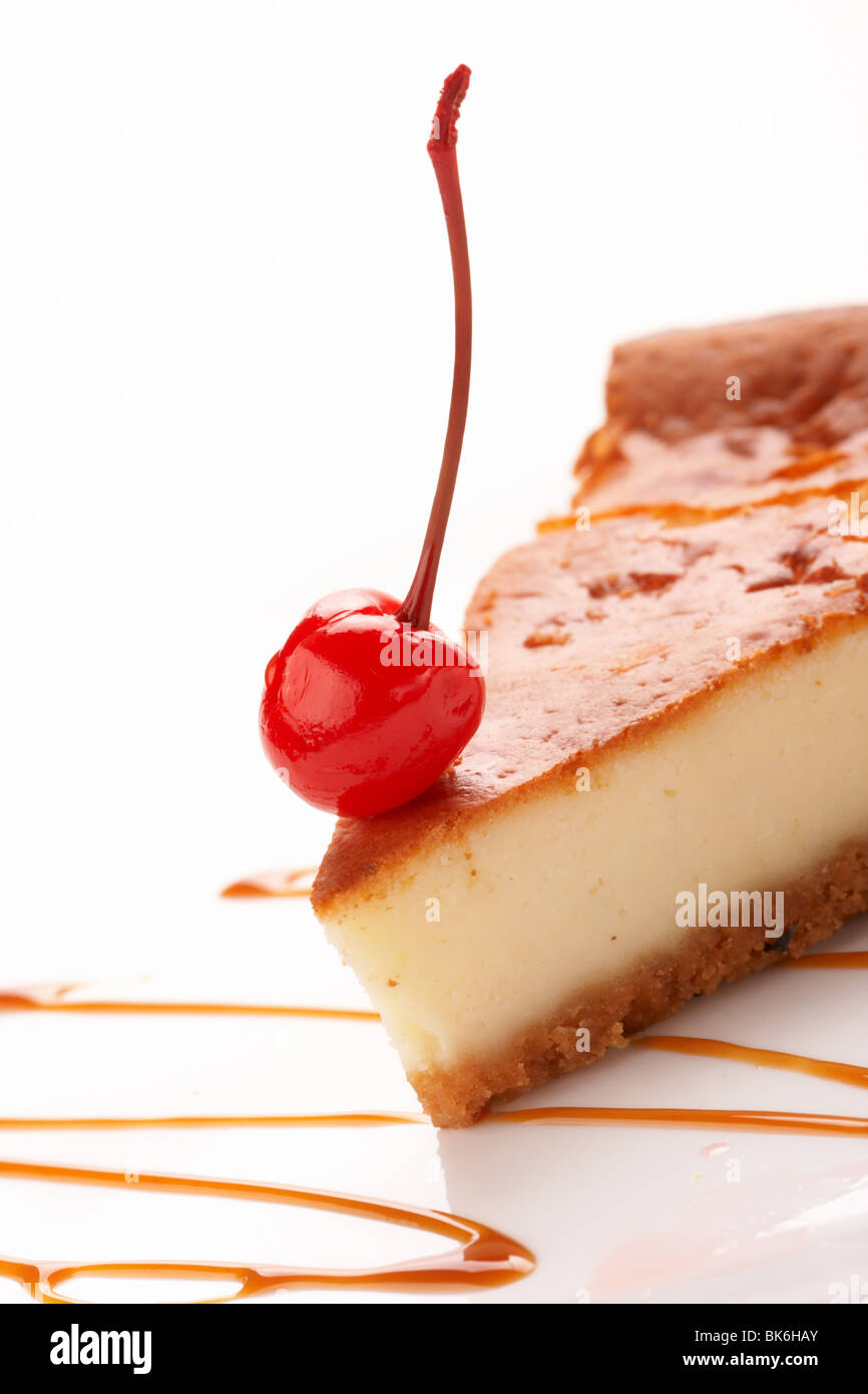 Tasty cheesecake Stock Photo