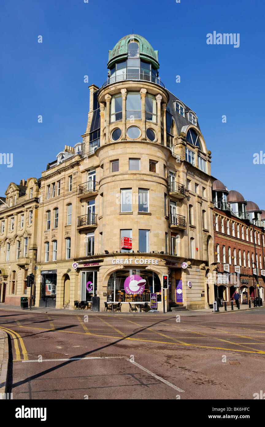 Baltic Chambers on the corner of Broad Chare and Quayside in Newcastle-upon-Tyne Stock Photo