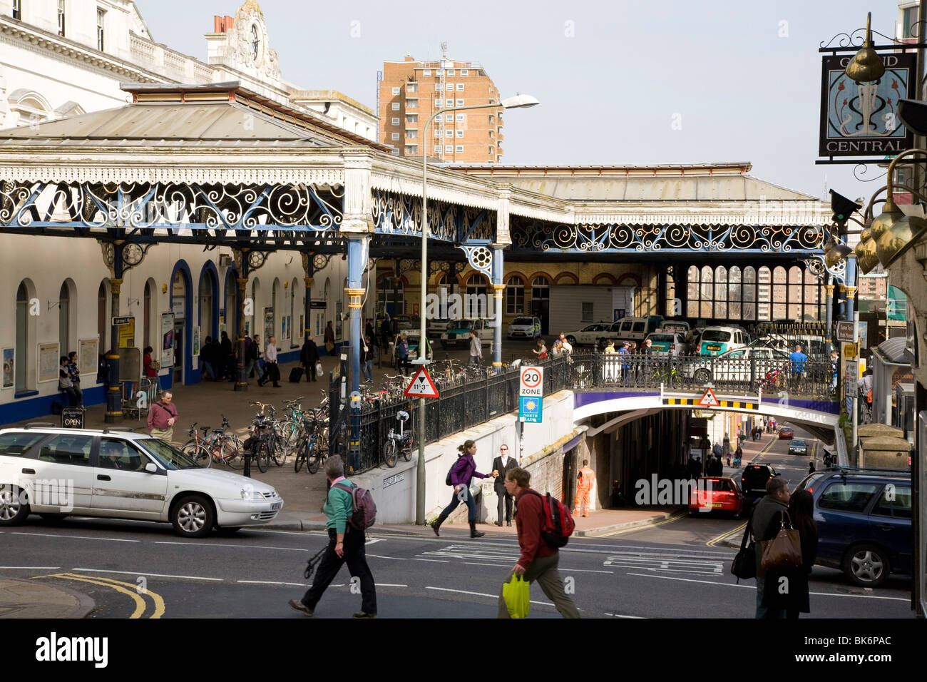 Brighton railway station entrance hires stock photography and images Alamy