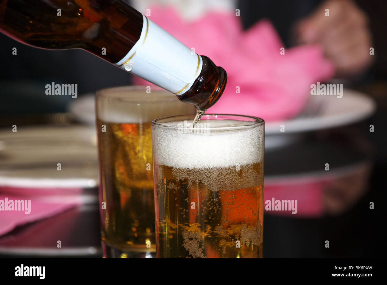 beer in pub Stock Photo Alamy