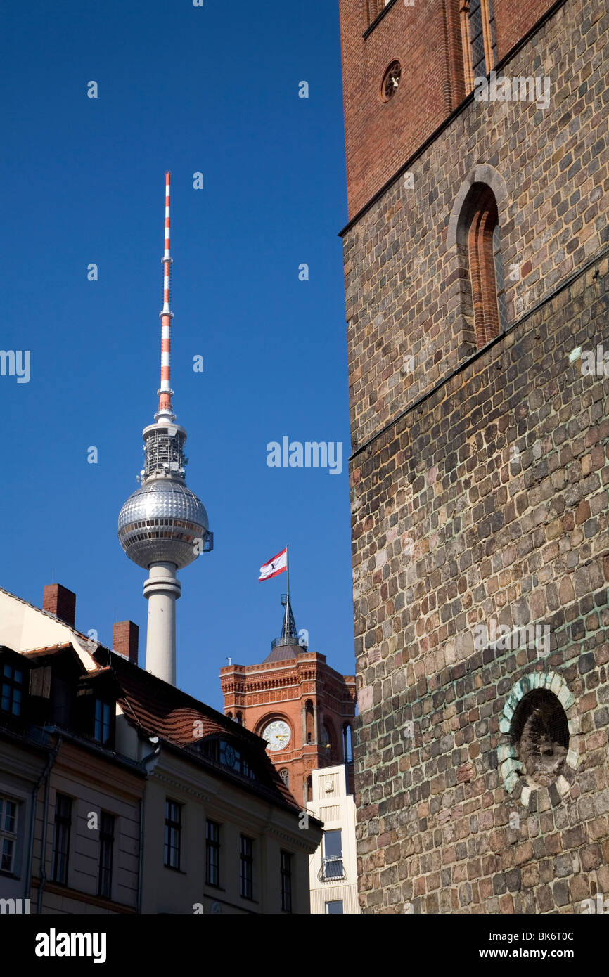 TV Tower Berlin Germany Stock Photo