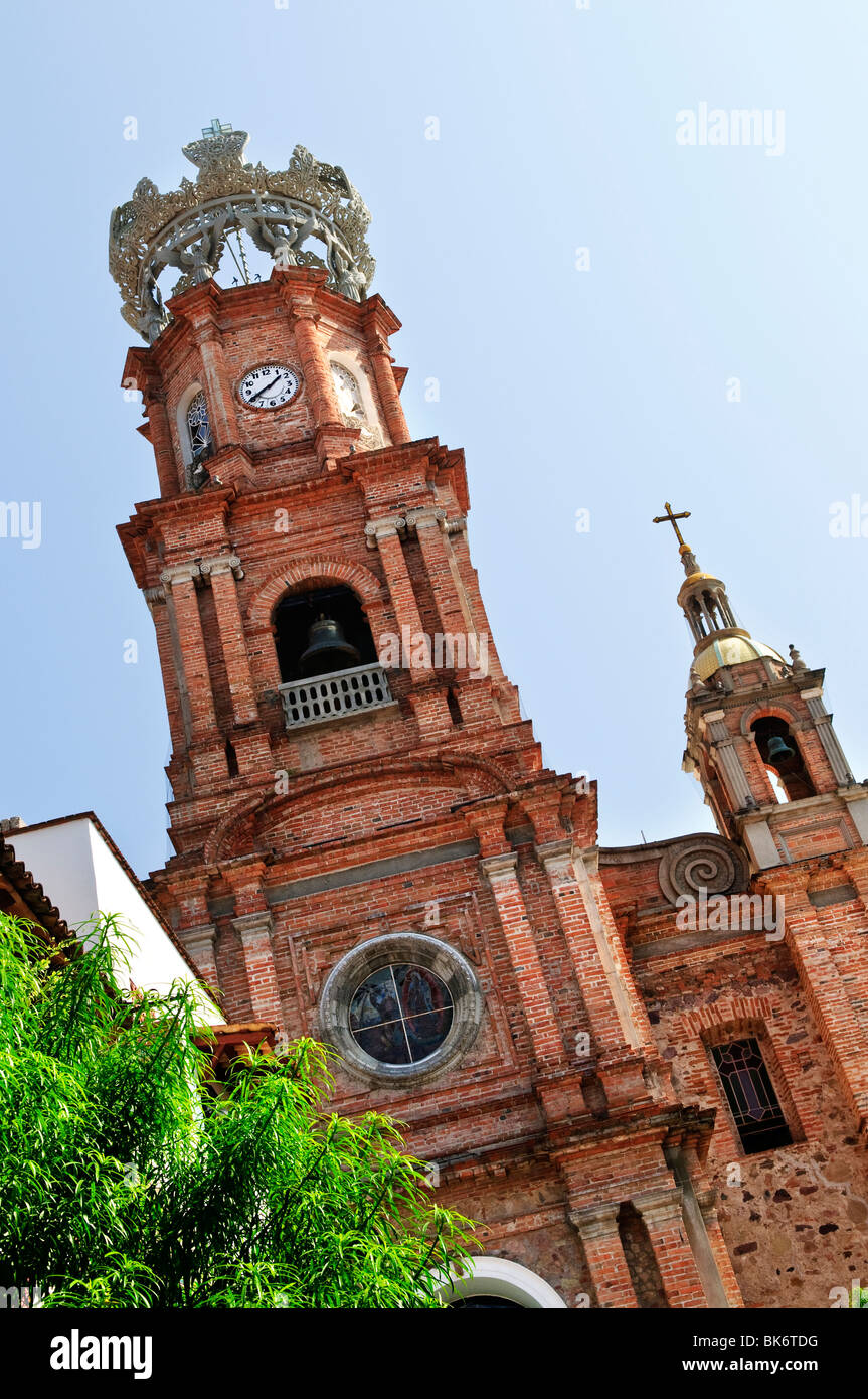 Our Lady of Guadalupe church in Puerto Vallarta, Jalisco, Mexico Stock Photo