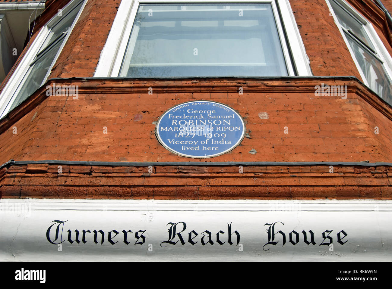 blue plaque marking a home of george robinson, marquess of ripon and ...