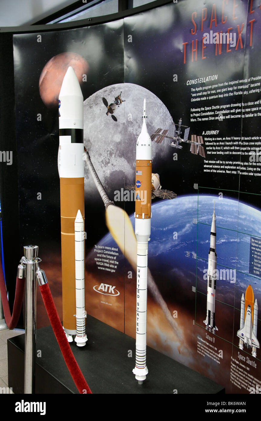 NASA rocket, Houston, Texas, USA Stock Photo