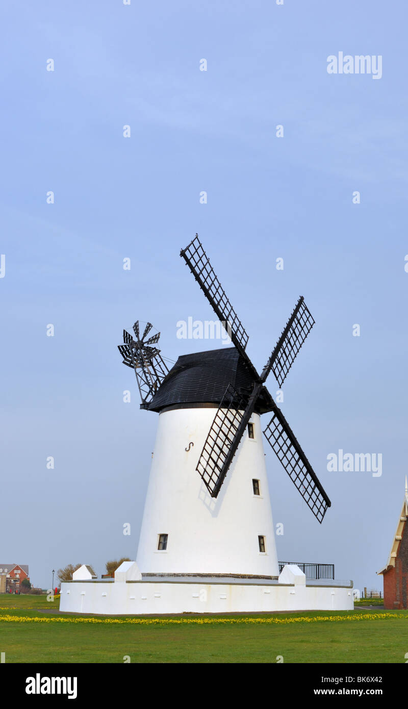 The Windmill, Lytham St Annes in spring Stock Photo