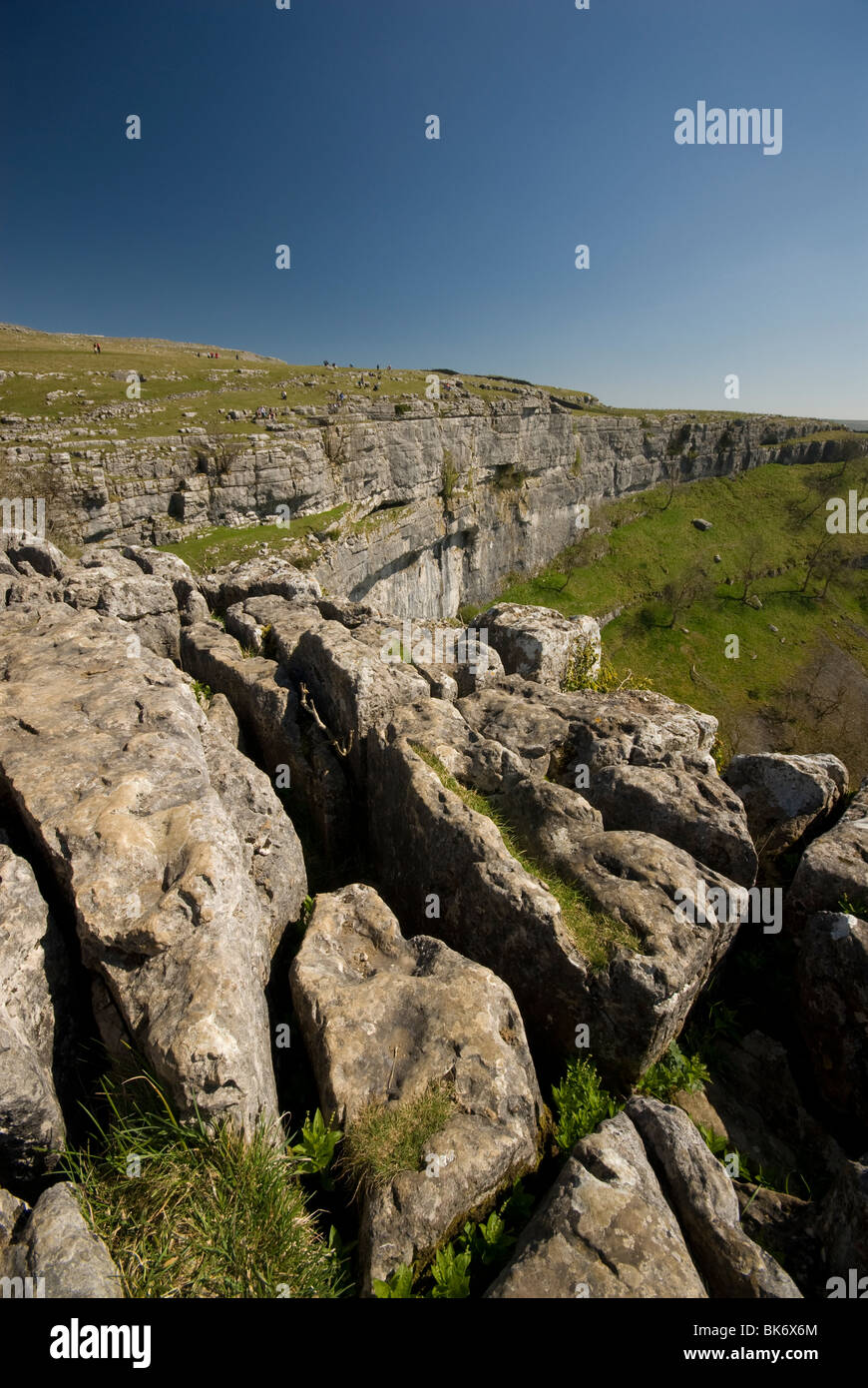 Limestone pavement at Malham Cove, Yorkshire Stock Photo Alamy