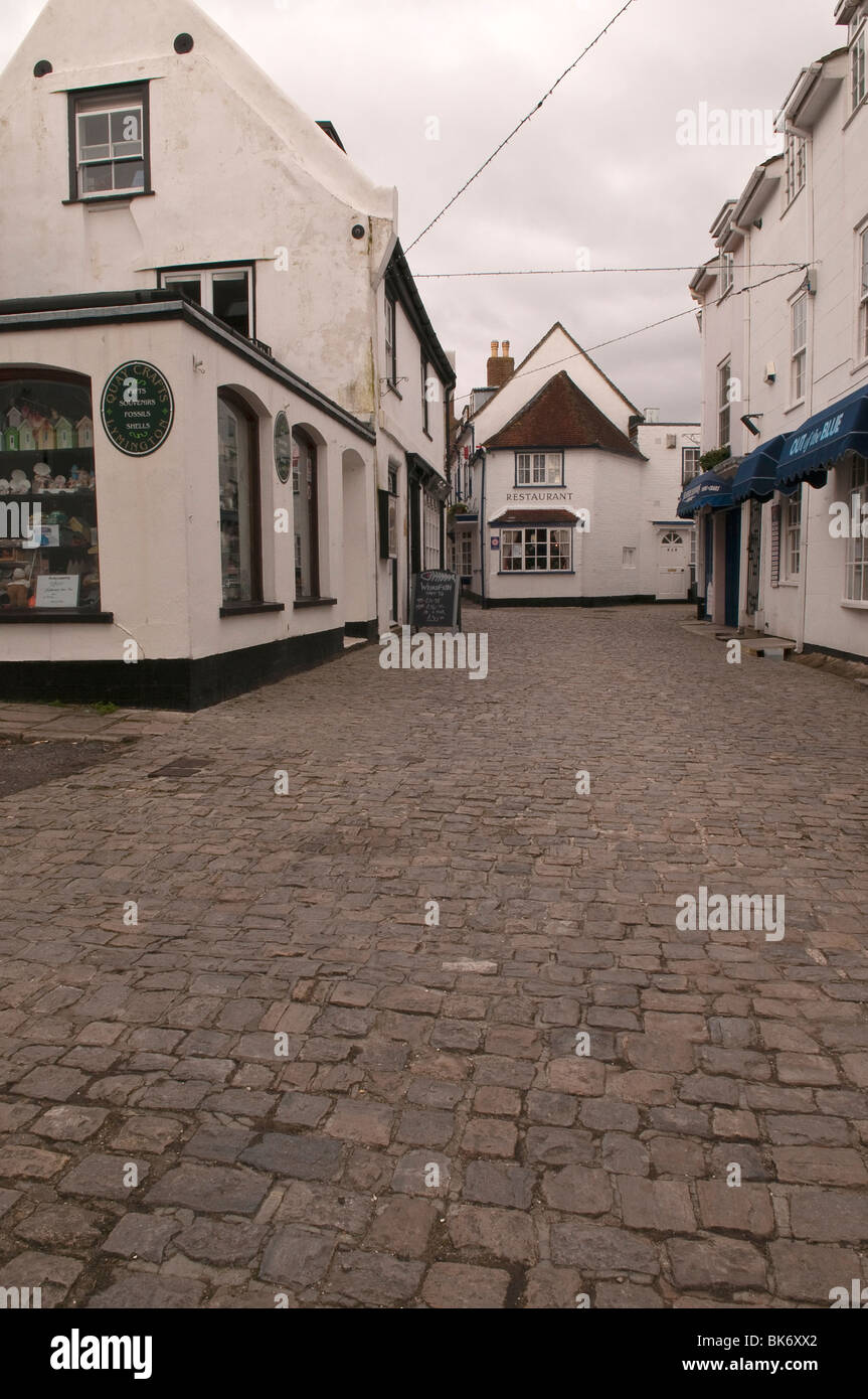 Shops in Lymington Hampshire England UK Stock Photo
