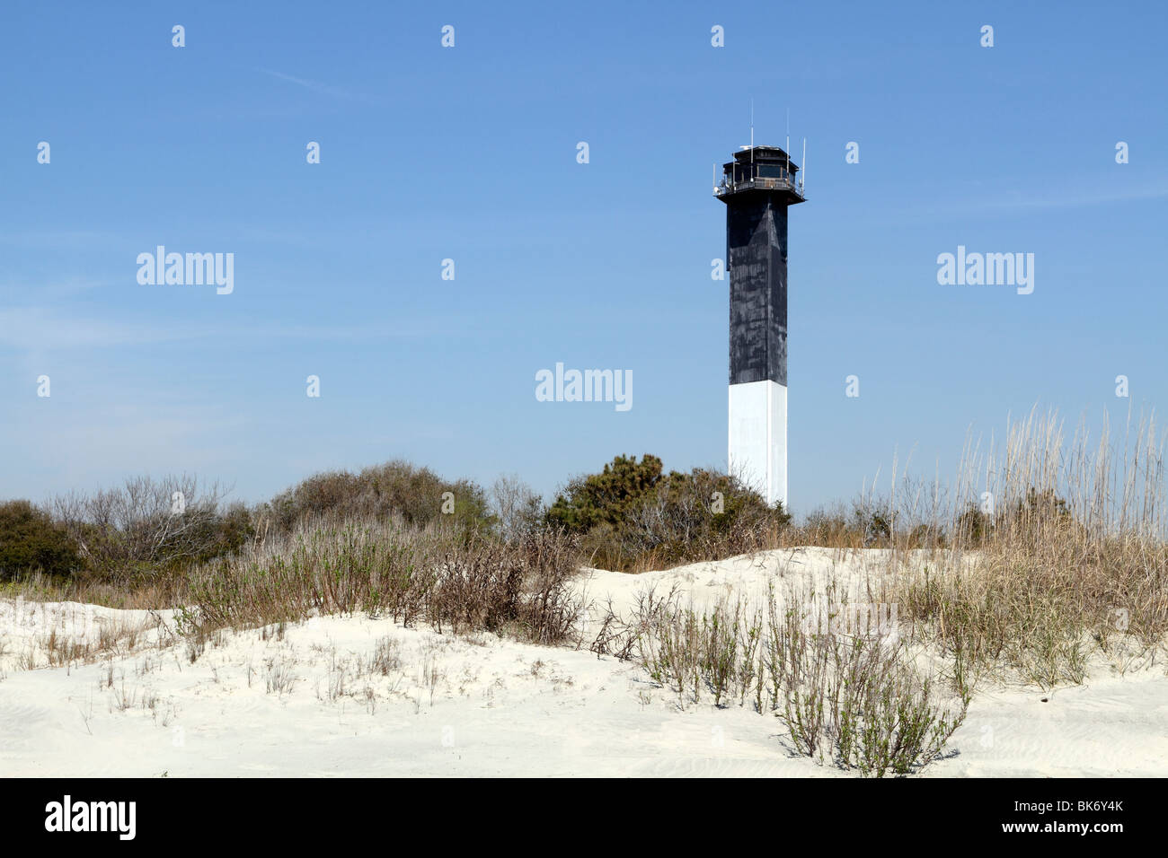 Sullivan's Island Lighthouse, Sullivan's Island, SC, USA. The