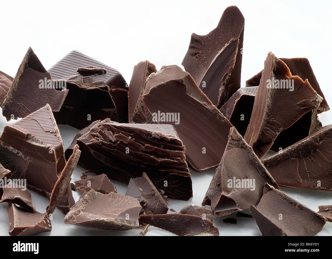 Dark and milk chocolate Stock Photo