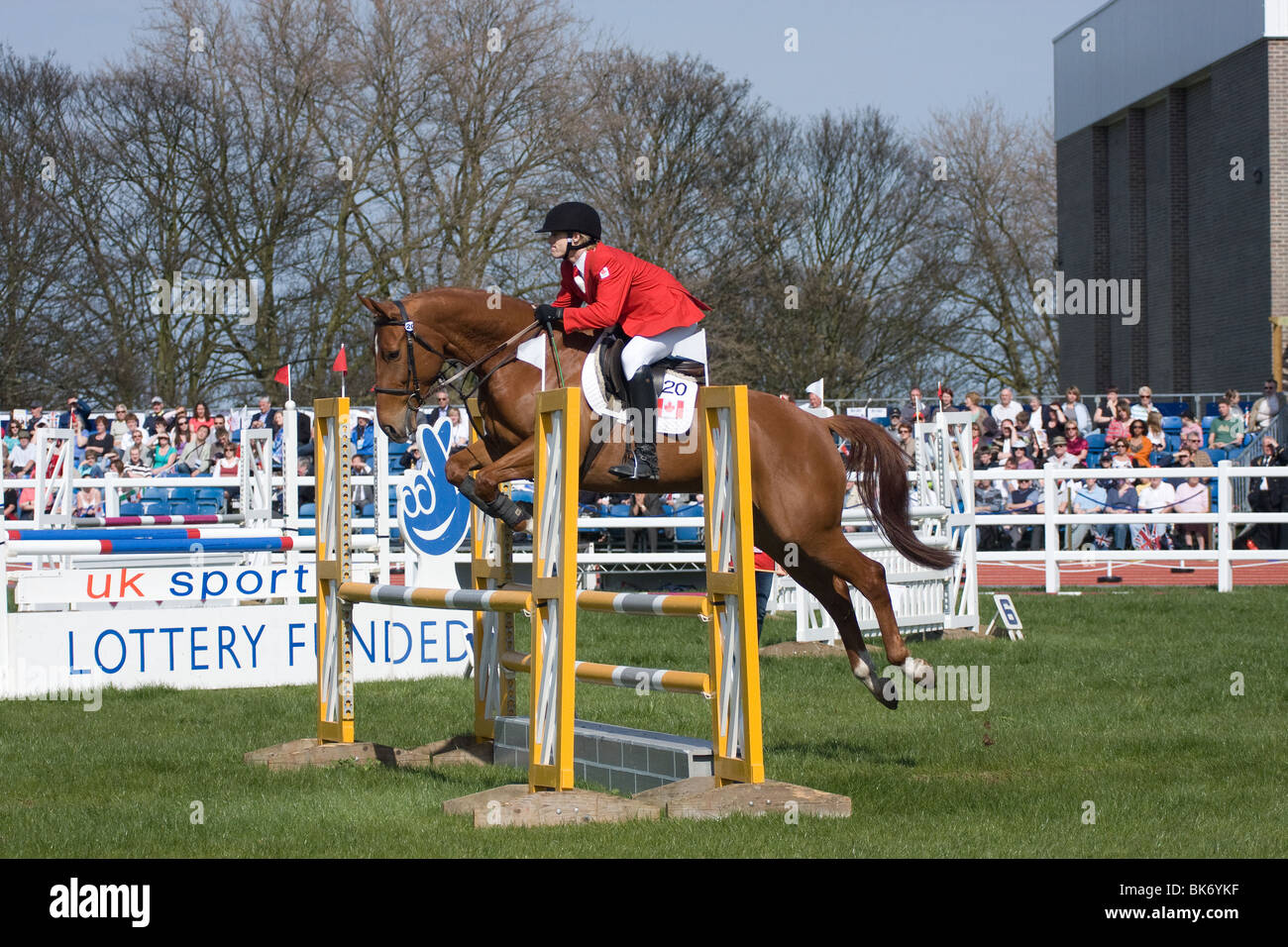 world cup series pentathlon show jumping event Medway Park Gllingham