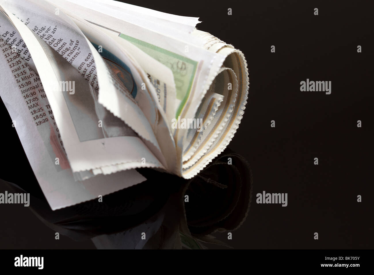 newspaper rubber bands
