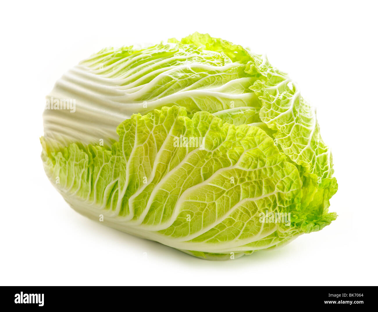 Whole green chinese cabbage head isolated on white Stock Photo Alamy