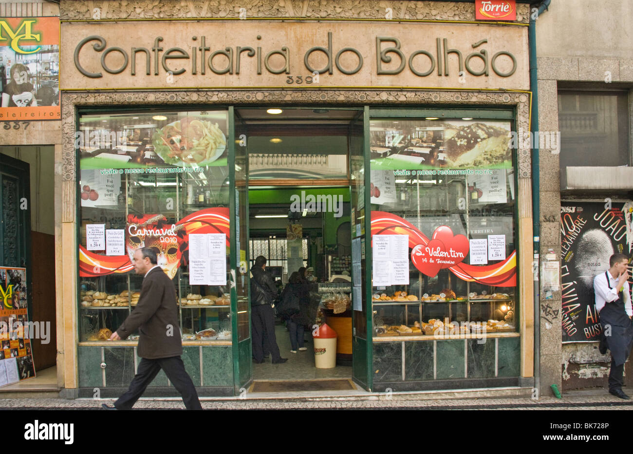 Confeitaria do Bolhão, Porto (Oporto), Portugal, Europe Stock Photo